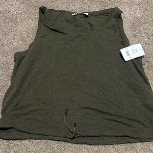Lucky Brand Olive Green Sleeveless Top